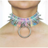 Joy Jewels Collier à pointes Strobo Laser Argenté